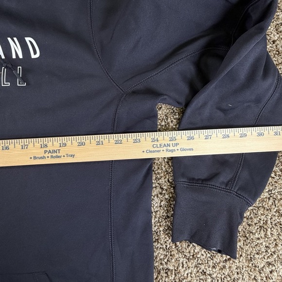Cleveland Guardians Hoodie Mens Large Blue Nike Dri Fit Sweatshirt Logo MLB L - Picture 8 of 10